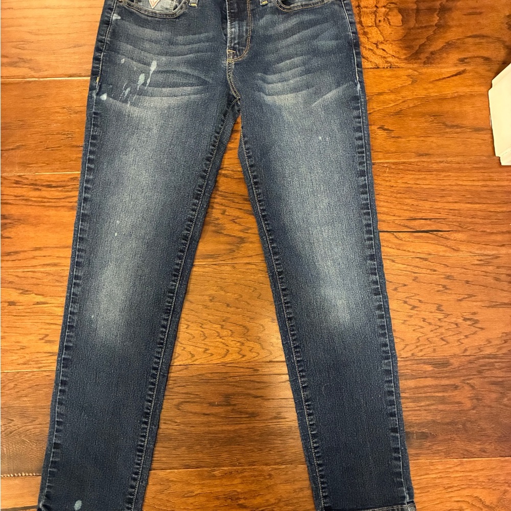 Guess Brit Rocker Slim Tapered Jeans Mens 30x30 Blue